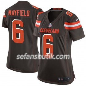 Cleveland Browns Tröjor Baker Mayfield 6 Nike Brun - Dame
